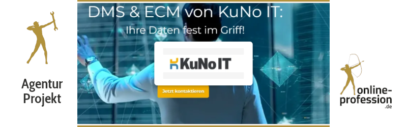 Corporate Design KuNo IT, gestaltet von Online-Profession