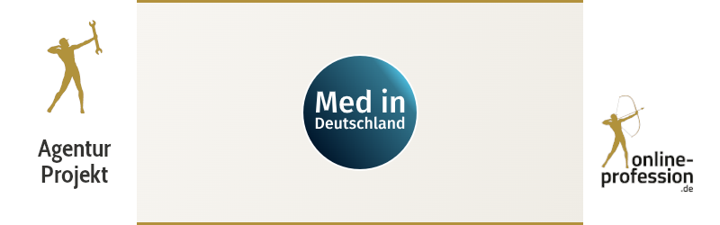 Website Med in Deutschland, gestaltet von Online-Profession