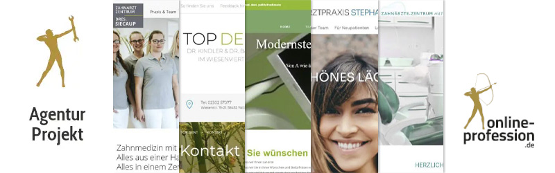 Webseiten für Zahnärzte