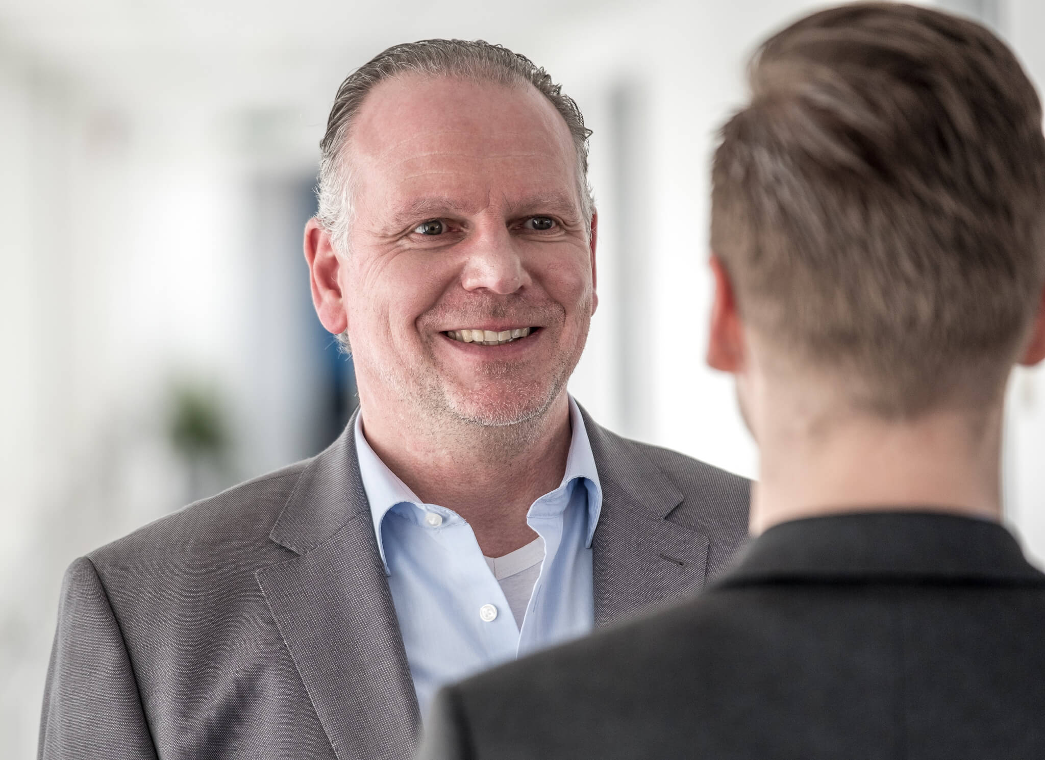 Martin Witte begrüßt Content-Seminar Teilnehmer in Münster