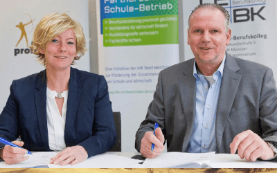 Partnerschaft Schule-Betrieb: Online-Profession engagiert sich mit am LEBK Münster