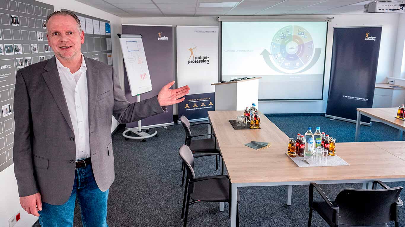 Konferenzraum der Online-Profession in Münster