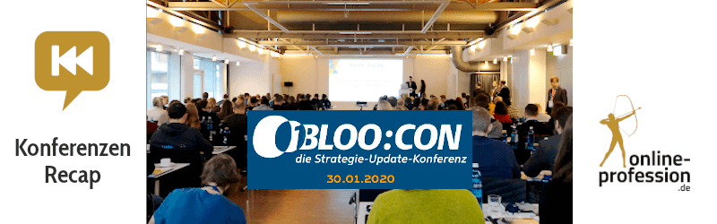 Online-Profession bei der BLOO:CON Konferenz 2020 in Münster