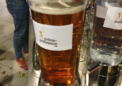 Bierrunde auf Online Profession