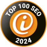 TOP 100 SEO 2024 Badge