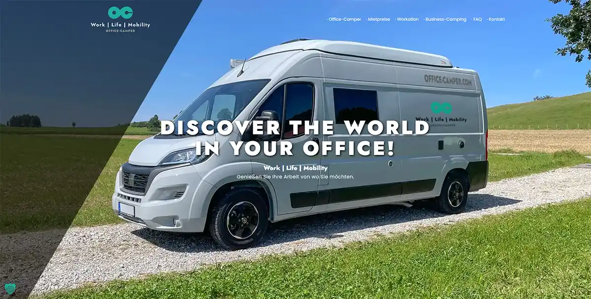 Modernes Wohnmobil von Office Camper